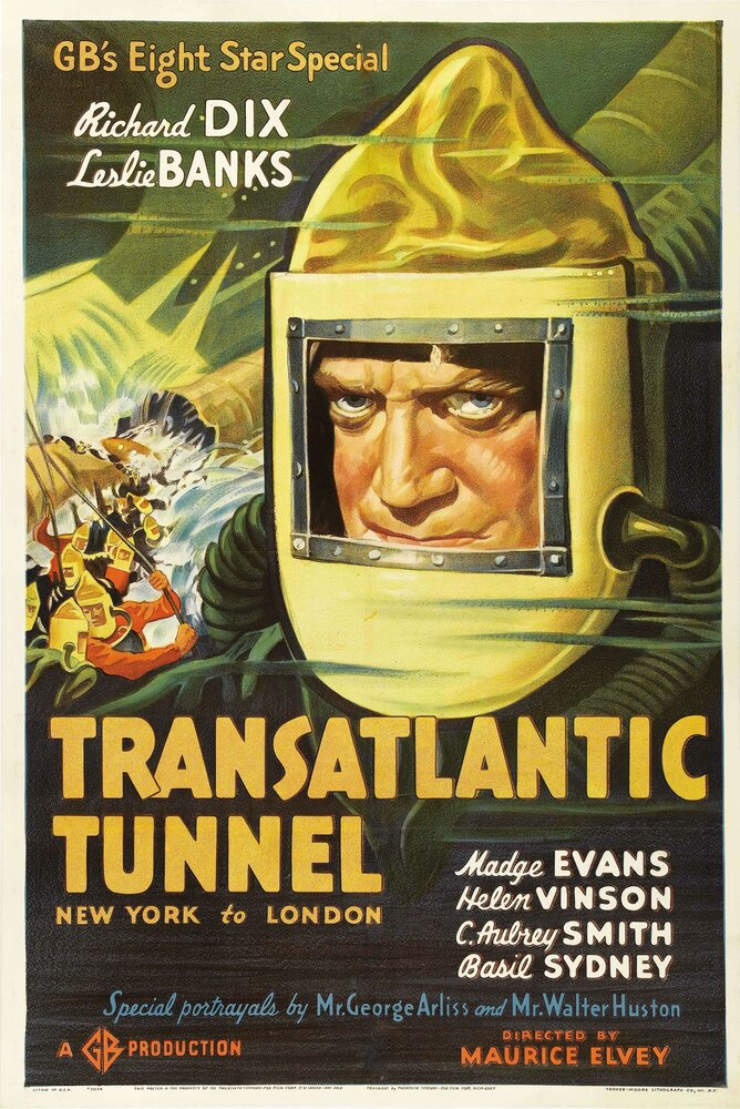Трансатлантический туннель (1935) постер