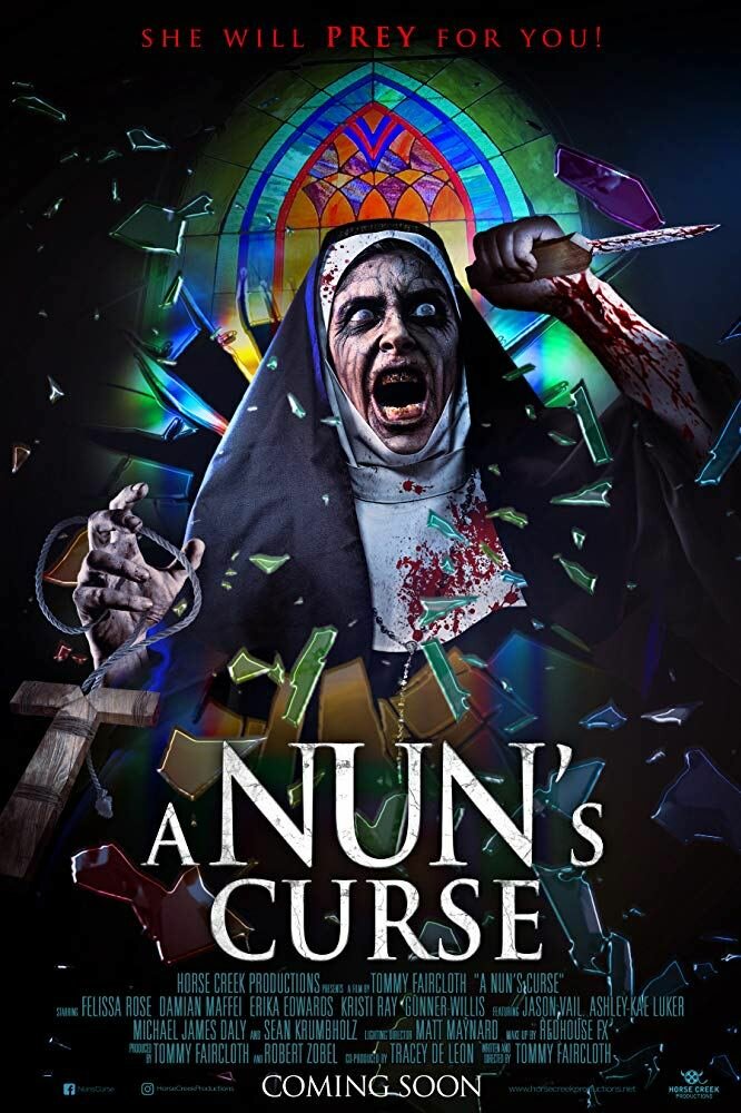 Проклятье монахини (2019) постер