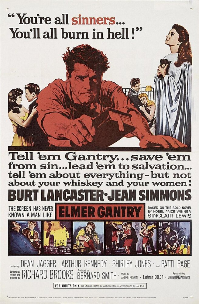 Элмер Гантри (1960) постер