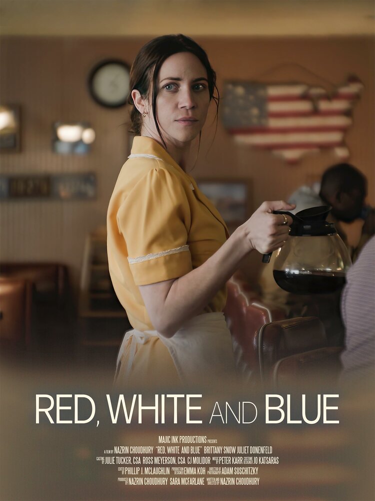 Красный, белый и голубой (2023) постер