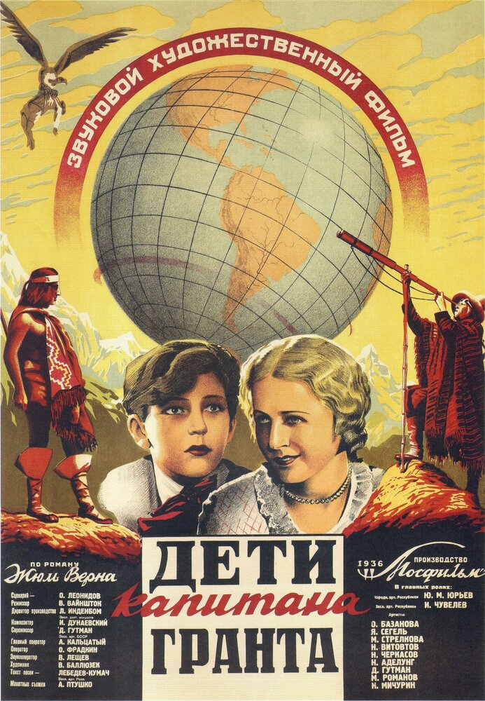 Дети капитана Гранта (1936) постер