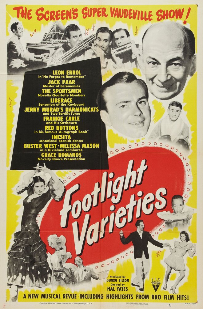 Footlight Varieties (1951) постер