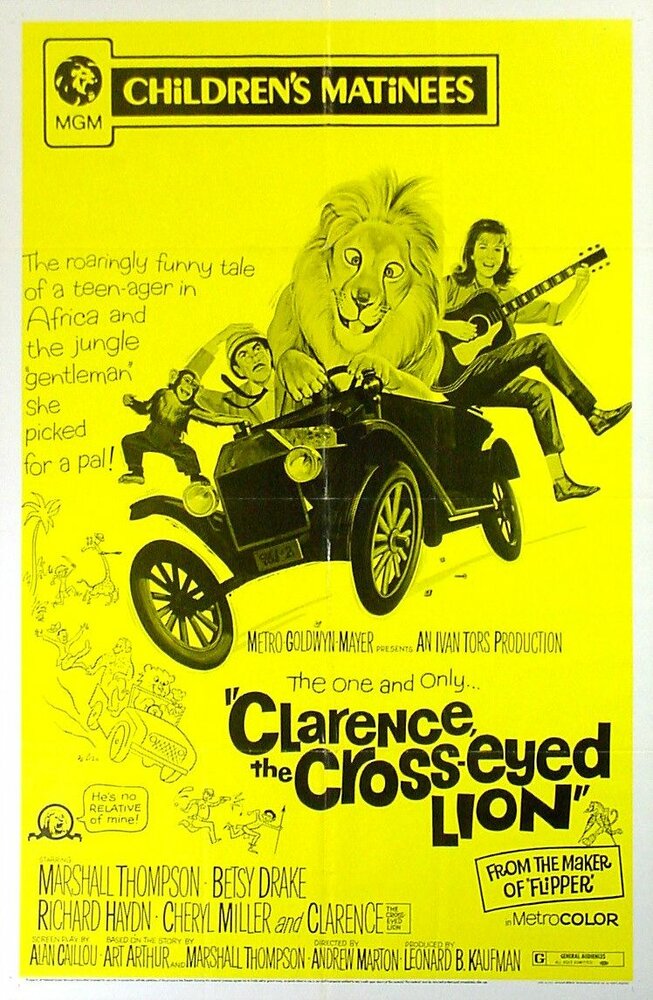 Кларенс, косоглазый лев (1965) постер