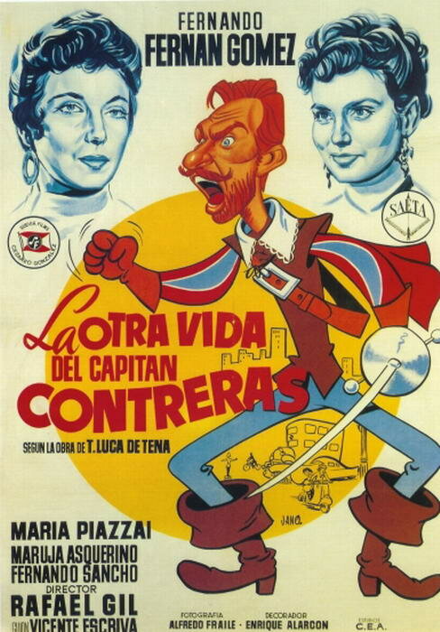 La otra vida del capitán Contreras (1955) постер