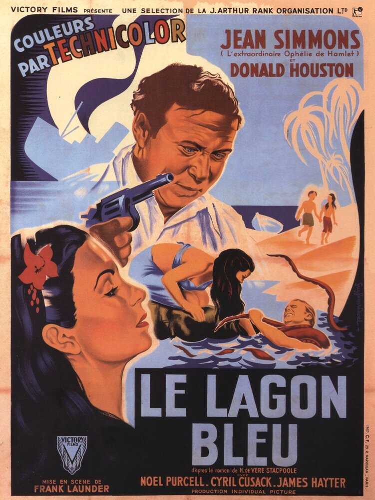 Голубая лагуна (1949) постер