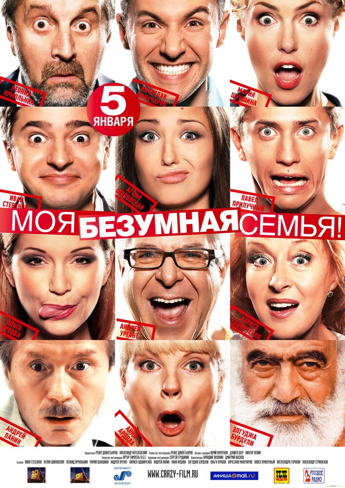 Моя безумная семья (2011) постер