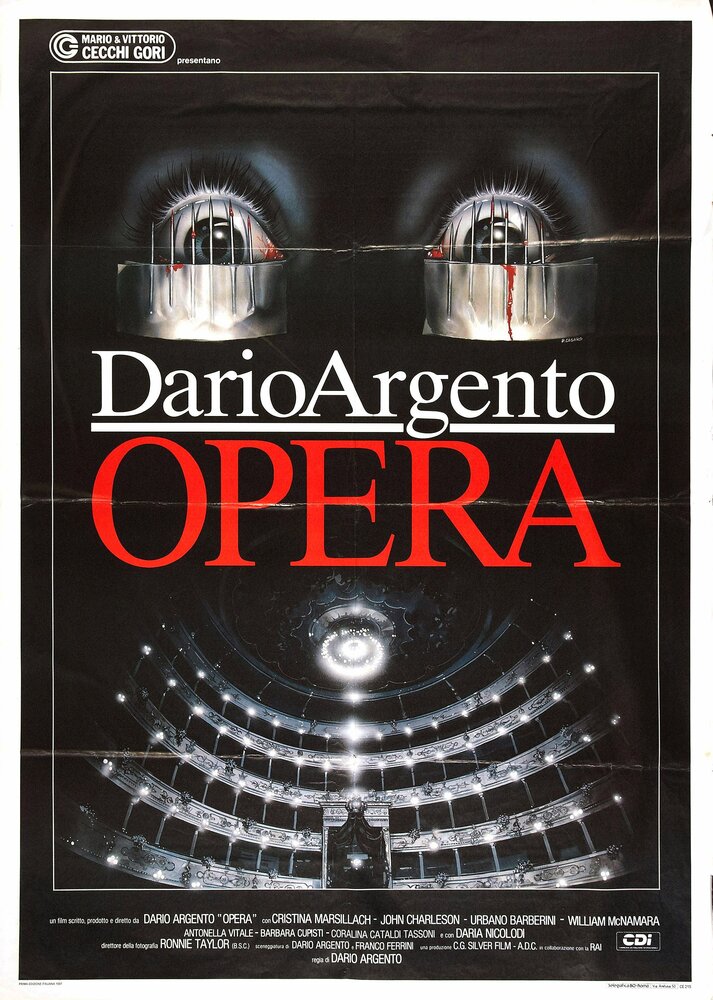 Ужас в опере (1987) постер