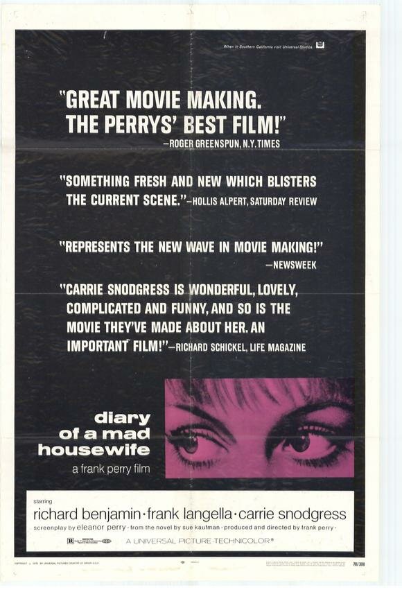 Дневник безумной домохозяйки (1970) постер