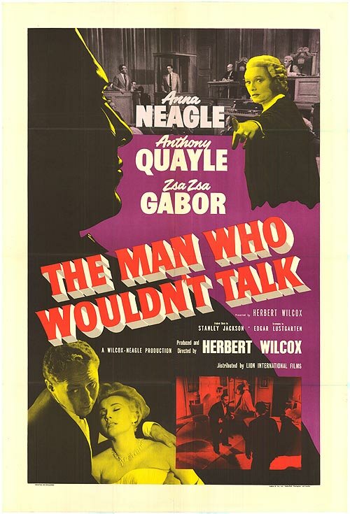 Человек, который не мог говорить (1958) постер