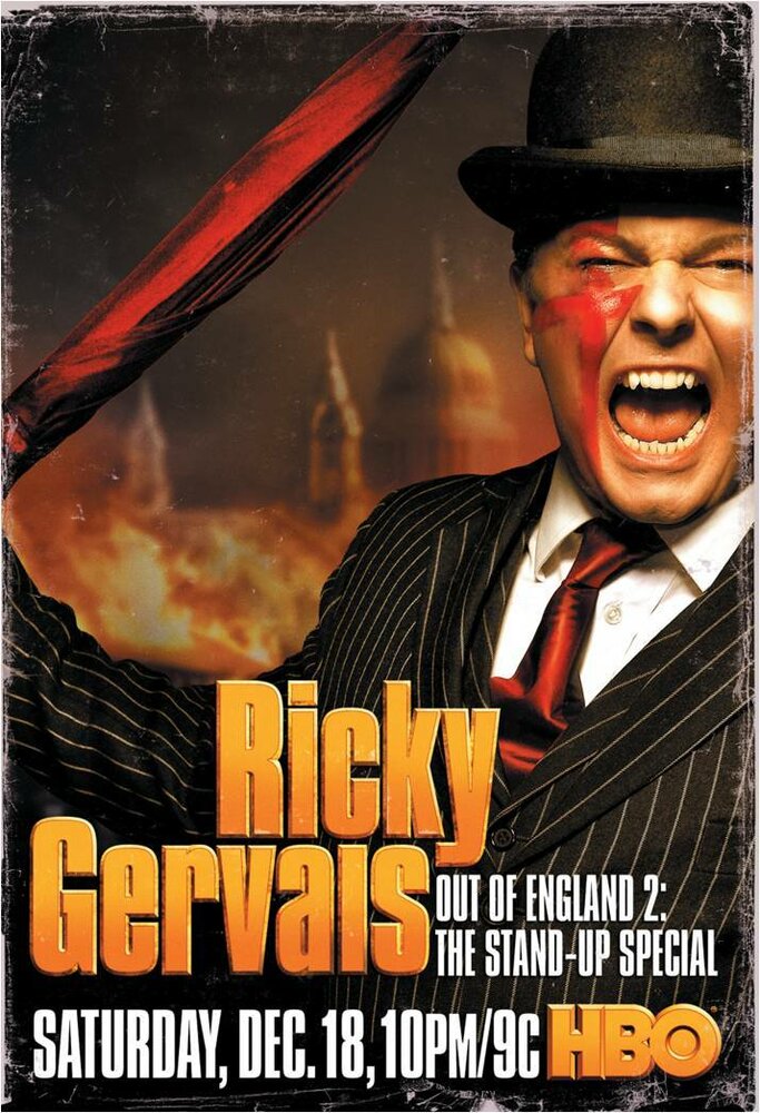 Рики Джервэйс: Вне Англии 2 (2010) постер