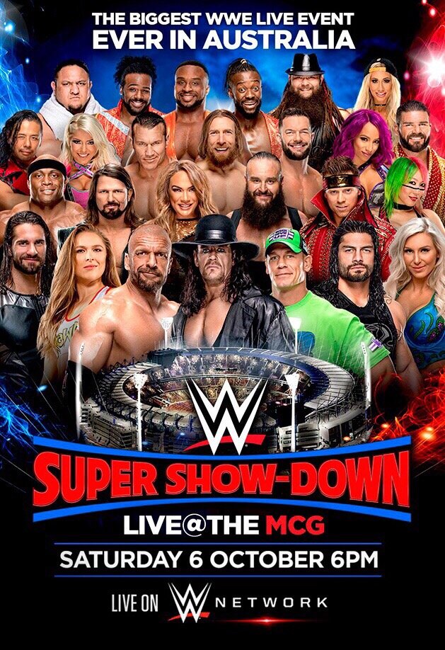 WWE Super Show-Down (2018) постер