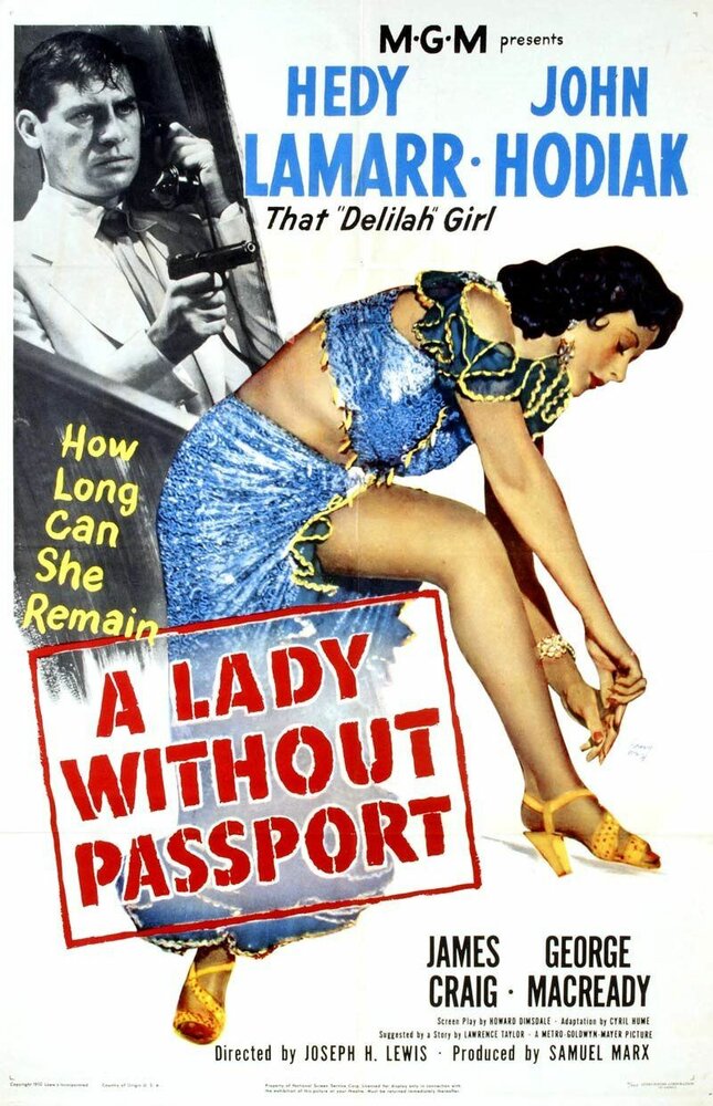 Девушка без паспорта (1950) постер